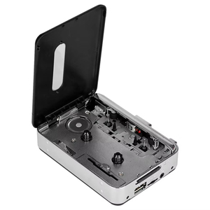 Convertisseur de cassette portable à texture carbone, enregistrement direct sur clé USB, enregistreur audio haute fidélité - Product Image 4