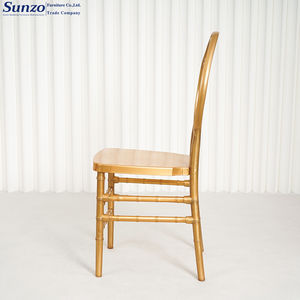 Dapat dilipat kursi tak terbatas PC plastik Phoenix emas untuk pernikahan makan Hotel dapur taman luar ruangan acara khusus dalam ruangan - Product Image 5