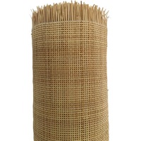 Tapis en rotin tressé à motif croisé quadrillé, de qualité supérieure, vente en gros usine de Foshan, emballage en rouleau