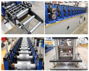 Machine de formage de portes à enroulement Yousheng avec <span class=keywords><strong>moteur</strong></span> à engrenages et pompe, tension personnalisable, garantie 1 an - Product Image 5
