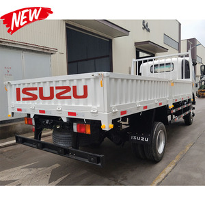 Cheap New White 4x2 Low-<b>side</b> <b>bed</b> Fence Truck Cargo Light Duty ISUZU New LHD RHD 7 Meters Lorry Trucks - Product Image 2