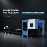 Machine de découpe laser de tubes en acier au carbone, acier inoxydable et aluminium de la série R pour la fabrication de tubes, traitement de petites et moyennes séries