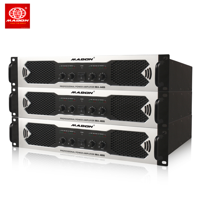 Affordable Price MADON MA4 Professional 4 Channels Power Amplifier for Live Linear Speaker Amplifier
