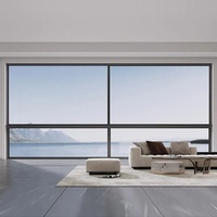 Ventana Corredera Horizontal Compacta que Ahorra Espacio, sin Protrusión Interior o Exterior, para Balcón, Pasillo o Habitación Pequeña