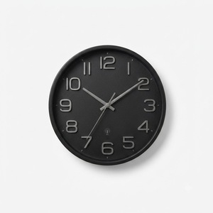 Horloge murale radio-pilotée en plastique de 30 cm (12 pouces), silencieuse, synchronisation automatique de l'heure, pour la maison et le bureau, vente en gros - Product Image 3