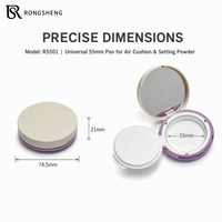 Boîte vide pour coussin de fond de teint Ring Air Cushion, étui compact pour coussin, boîte intérieure en plastique écologique pour cosmétiques