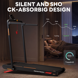 Caminadora Eléctrica Plegable Portátil Motorizada con Plataforma de ABS y <span class=keywords><strong>Manillar</strong></span> Seguro para Caminar en Casa - Product Image 2