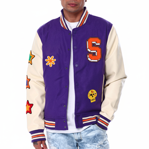 Prix de gros Hommes Letterman Vestes 2025 Nouvelle veste de baseball Letterman Varsity personnalisée pour hommes - Product Image 1