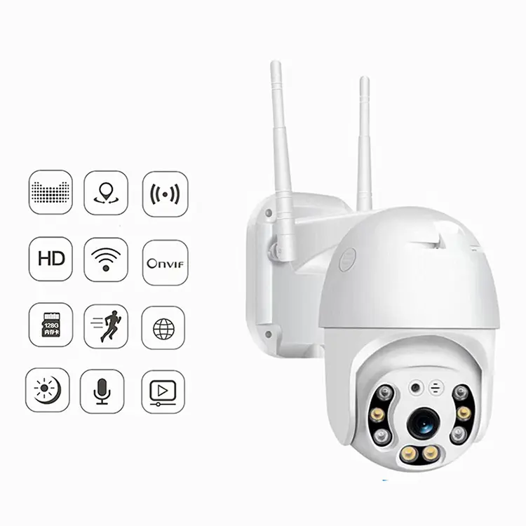 Cheap 8MP IP Color Vision Camera Waterproof Outdoor Wireless IP Speed Dome Security Wifi CCTV PTZ Camera Icsee Video 4K Full HD