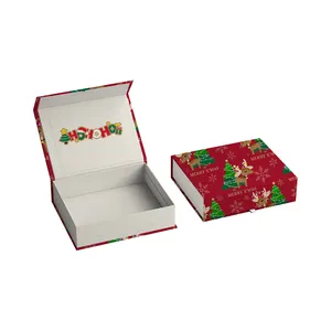 HENGXING 맞춤형 선물 포장 종이 접을 수있는 선물 상자 리본 폐쇄 마그네틱 박스 포장
