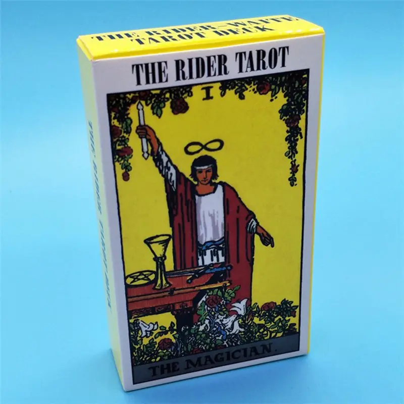 パーソナライズされたコート紙大人のトランプゲームカードガイドブック付きオラクルタロットカード
