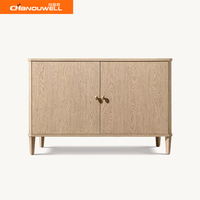 Buffet en bois de chêne massif de style moderne de haute qualité pour salle à manger, salon, cuisine, armoire de rangement