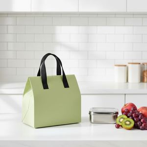 Disposable Insulated Takeout Bags Nonwoven Aluminum Foil Lined Thermal Food Cooler Bag for Coffee Bread Cake Restaurant Takeaway - Product Image 1
