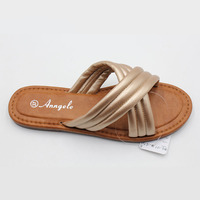 Nouvelles sandales plates à bout ouvert pour femmes, chaussures d'extérieur, tongs, pantoufles pour femmes et dames, babouches femme tendance