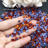CY jacinthe precosa à repasser pour robe Hotfix transfert de cristaux coréens strass en vrac verre découpé à la Machine