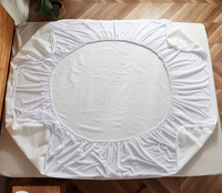 AOSEN Housse de matelas imperméable 300 fils/pouce² en bambou, couche d'air 3D, écologique, respirante, silencieuse, pour adultes et hôpitaux