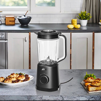 500W Elektrische Juicer 1,5 L Glazen Pot Stand Blender Voor Fruitgroente Mengen Variabele Snelheid 2-Speed Low Noise Voor Huishoudelijk Gebruik