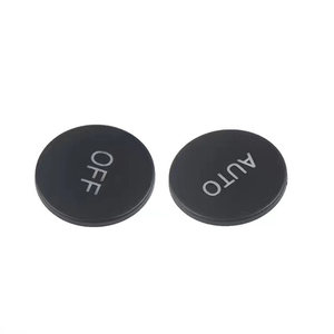 Air Conditioning Switch <strong>Knob</strong> Button Covers Small Circular Cover Black New Automobile Part for VW Touareg - Product Image 1