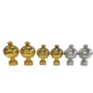 Venta de Fábrica de Accesorios Modernos para Cortinas de Hierro Metálico de 28, 35 mm, 1 m, 3 m, 6 m, en Oro y Plata, con Cabezal de Diseño para el Hogar - Product Image 5