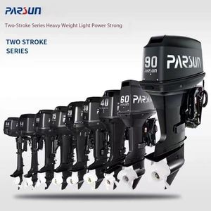 มอเตอร์เรือ 9.8 แรงม้า T20 ระบบ 2 จังหวะ แบบปรับเอียงด้วยมือ ระบบระบายความร้อนด้วยน้ำ สตาร์ทมือ สำหรับเรือยนต์นอกชายฝั่ง - Product Image 2