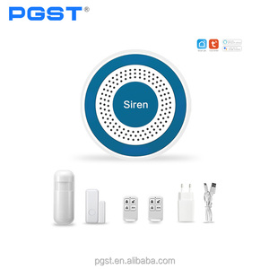 Pgst Xách Tay Mini Wifi Báo Động An Ninh Thiết Lập Âm Thanh Ánh Sáng Nhấp Nháy Nhà Hệ Thống An Ninh Cho An Toàn Nhà Âm Thanh Ánh Sáng Nhấp Nháy - Product Image 4
