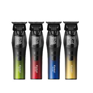 Cortadora <span class=keywords><strong>de</strong></span> <span class=keywords><strong>Pelo</strong></span> Profesional <span class=keywords><strong>Kemei</strong></span> Km-1859 con Cuchilla DLC, Corte Rápido, Bajo Ruido, Eléctrica, 8000 RPM, Alta Velocidad, Recortadora <span class=keywords><strong>de</strong></span> Barba para Hombre - Product Image 1