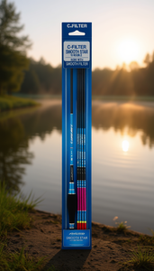 Canna da Pesca C-Filter Smooth Star 6m, 16 Sezioni in Fibra di Carbonio, Azione Media-Veloce, per Pesca con Esche in Acqua Dolce, con Filtro Liscio - Product Image 2