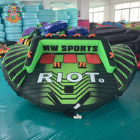 Canapé gonflable en PVC Nova pour 3 personnes, avec pompe à air et corde, pour les sports nautiques