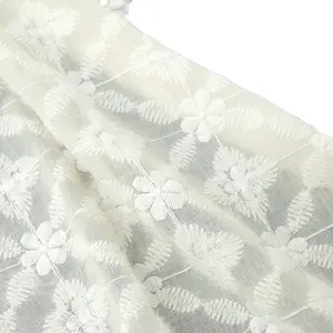 Tissu brodé de haute qualité tissu de dentelle florale tissu de dentelle de fleur 3D