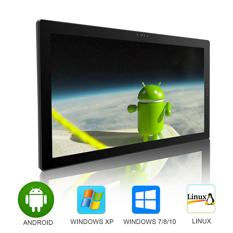 21.5 Inch IPS RK3288 4G+16G PCAP Interface Android Open Frame LCD Monitor All in One Industrial PC with AMD Processor
