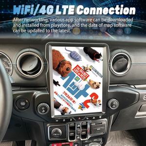 Autoradio Android 13 avec écran de 12,1 pouces pour Jeep Wrangler 2020-2022, GPS, Carplay, lecteur multimédia vidéo, navigation, autoradio stéréo - Product Image 6