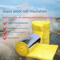 Rouleau d'isolation en laine de verre flexible avec matériaux insonorisants pour l'isolation thermique des toits