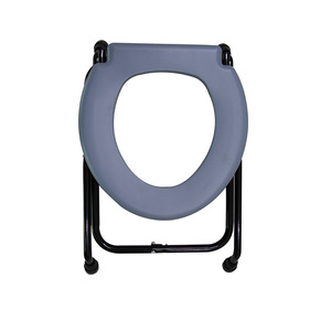 Hjk C897 <b>Commode</b> <b>Chair</b> With Bucket Portable Toilet For Elderly Disabled Pregnant Women Lightweight Foldable Home Use - Product Image 3