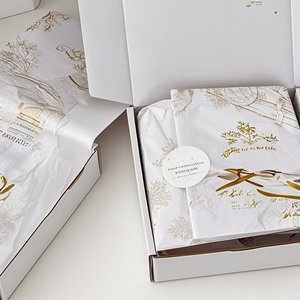 Anti-Static <strong>Tissue</strong> Paper With <strong>Custom</strong> Printing For Delicate Fabric Wrapping Recycled Protective - Product Image 5