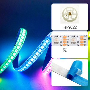 SK9822 5V 30 60 144 LED 유사 APA102 데이터 및 시계 와이어 더 빠른 전송 디지털 프로그래밍 가능 SK9822 RGB Led 픽셀 스트립 - Product Image 2