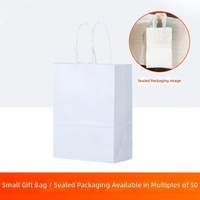 Sac en papier kraft épais personnalisé avec poignées, pour pâtisseries, thé au lait, emballage à emporter, sac cadeau