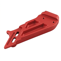 Support de dérailleur sur mesure usiné CNC et fabriqué par électroérosion à fil en acier inoxydable/aluminium pour la protection de la sécurité du cadre et de la transmission du vélo