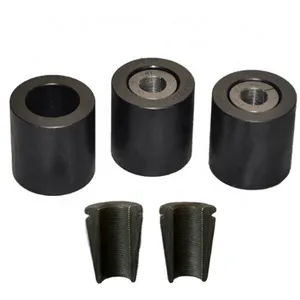 15.24mm Post Tension Steel Prestressed Concrete Sleeves Flat Anchor Head Wedge For Building Construction