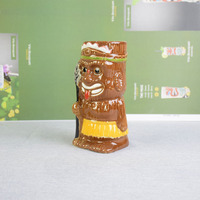 Tazas Tiki de Comedia Hechas a Mano de 550 ml, Diseño Personalizado de Porcelana para Vino, Vasos Modernos para Cócteles, Aptos para Lavavajillas, Ideales para Fiestas