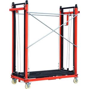 220v 500kg Safe Lifting Platform <b>Mobile</b> Electric Lifting Scaffolding With Guardrail - Product Image 2