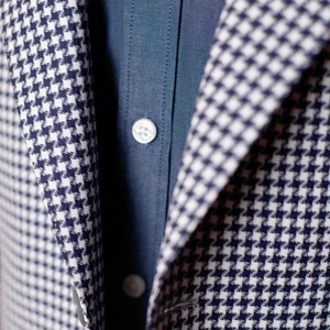Abiti su Misura, Fornitura Diretta dalla Fabbrica, Logo e Ricamo Personalizzati, Abito <span class=keywords><strong>in</strong></span> Tessuto 100% Lana Pied-de-Poule per <span class=keywords><strong>Uomo</strong></span> - Product Image 6