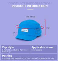 Casquette de course personnalisée à visière courte, séchage rapide, maille perforée au laser, chapeau de sport léger, casquette d'extérieur