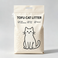 Sac d'emballage pour litière pour chat de qualité alimentaire grande capacité 6L 8L 10L 12L, pochette sous vide en nylon avec poignée de transport renforcée, usage en supermarché