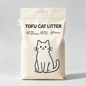 Large Capacity Food Grade Cat Litter Packaging <b>Bag</b> 6L 8L 10L 12L <b>Vacuum</b> Nylon Pouch with Reinforced Carry Handle Supermarket Use - Product Image 5