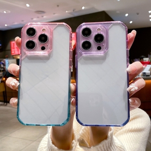 Pour Xiaomi <span class=keywords><strong>Redmi</strong></span> Note 12 PRO plus coque acrylique tpu hybride antichoc pour iphone dégradé de couleur coque de téléphone - Product Image 1