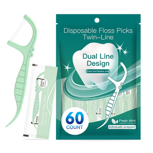 <span class=keywords><strong>Fil</strong></span> <span class=keywords><strong>dentaire</strong></span> <span class=keywords><strong>super</strong></span> mignon avec cure-dent, 60 pièces/paquet, double <span class=keywords><strong>fil</strong></span>, saveur menthe, emballé individuellement, support OEM, fabricant de <span class=keywords><strong>fil</strong></span> <span class=keywords><strong>dentaire</strong></span> - Product Image 2