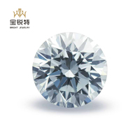 Diamant bleu fantaisie 0.5-5 carats VVS-SI diamant cultivé en laboratoire en vrac forme fantaisie HPHT CVD diamant