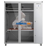 Dowell DM1220-20Pro Printer 3D FDM Industri Format Besar 2000mm Mesin Impresora 3d Kecepatan Tinggi 500mm/s untuk Patung Seni