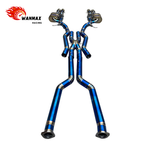 Sistema de escape del silenciador Catback de aleación de titanio para 2006 <span class=keywords><strong>BMW</strong></span> E63 M6 5,0 L S85 <span class=keywords><strong>V10</strong></span> escape de igual longitud - Product Image 2