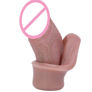 FAAK Manchon réaliste pour pénis, extenseur et agrandisseur de pénis, vente en gros d'usine de jouets sexuels pour hommes, préservatif retardant l'éjaculation avec anneau pénien - Product Image 5